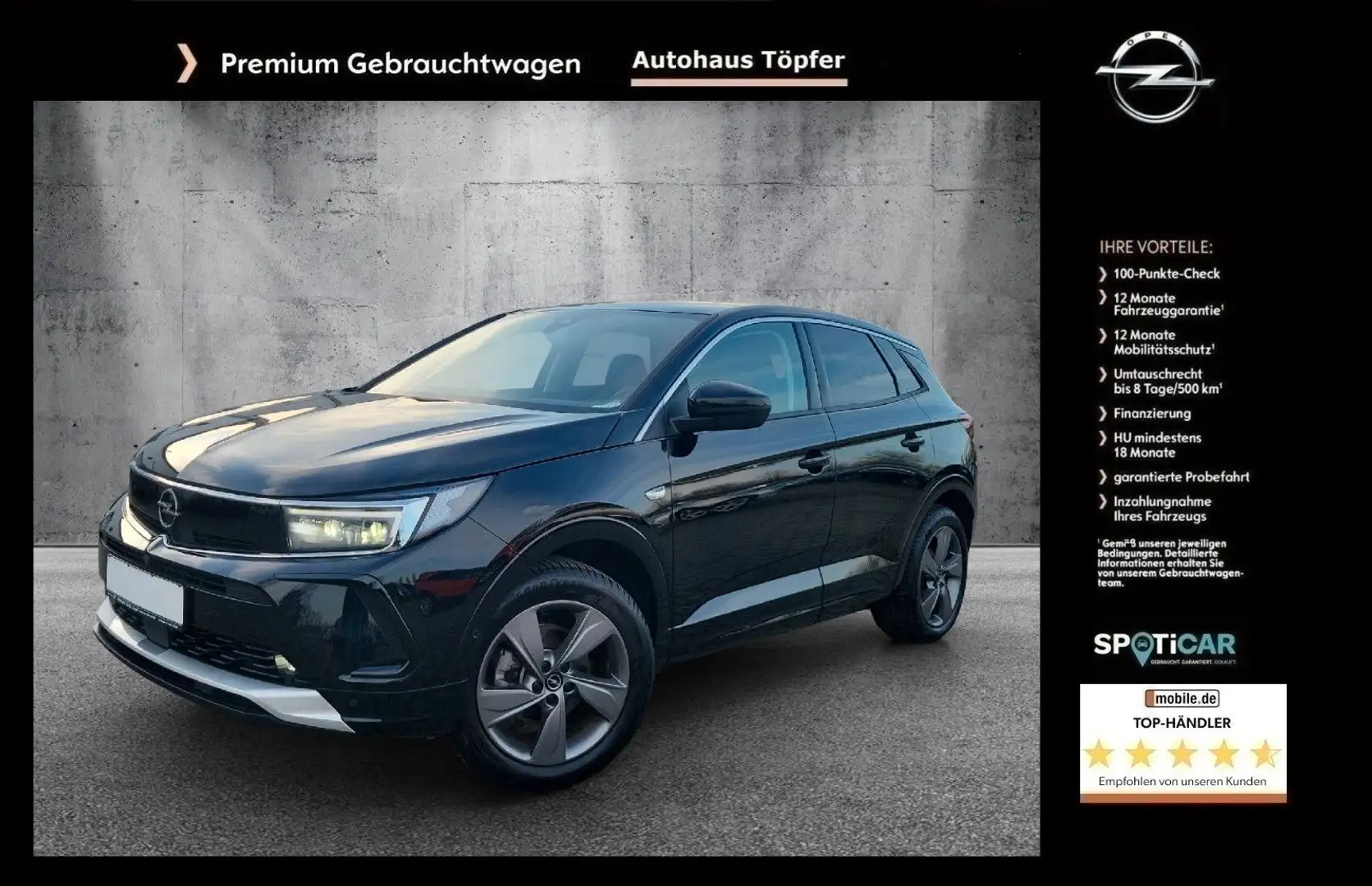 Opel Grandland X Grandland(X) Facelift "Elegance" Ultimate-Paket Schwarz - 1
