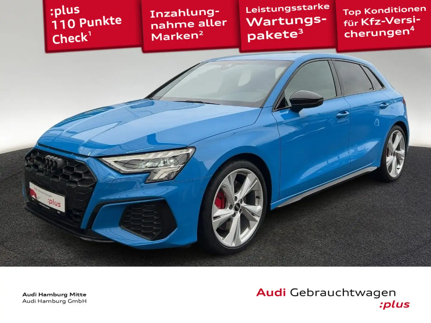 Audi S3 2.0 TFSI quattro S tronic Navi virt Blau - 1