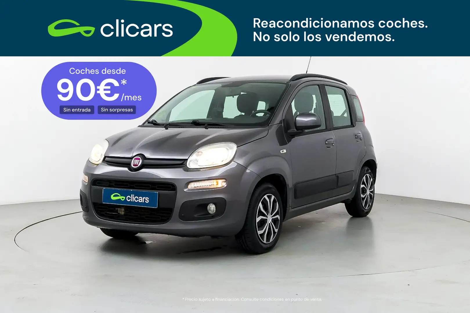 Fiat Panda 1.2 Lounge Gris - 1