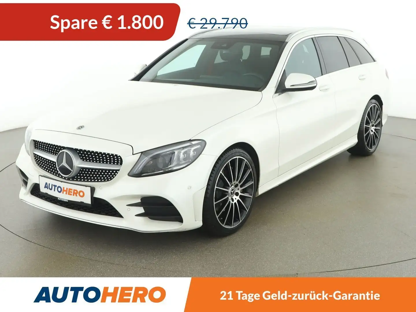 Mercedes-Benz C 220 C 220 d T AMG Line Aut. *MULTIBEAM*ACC*SPUR*TOT* Weiß - 1