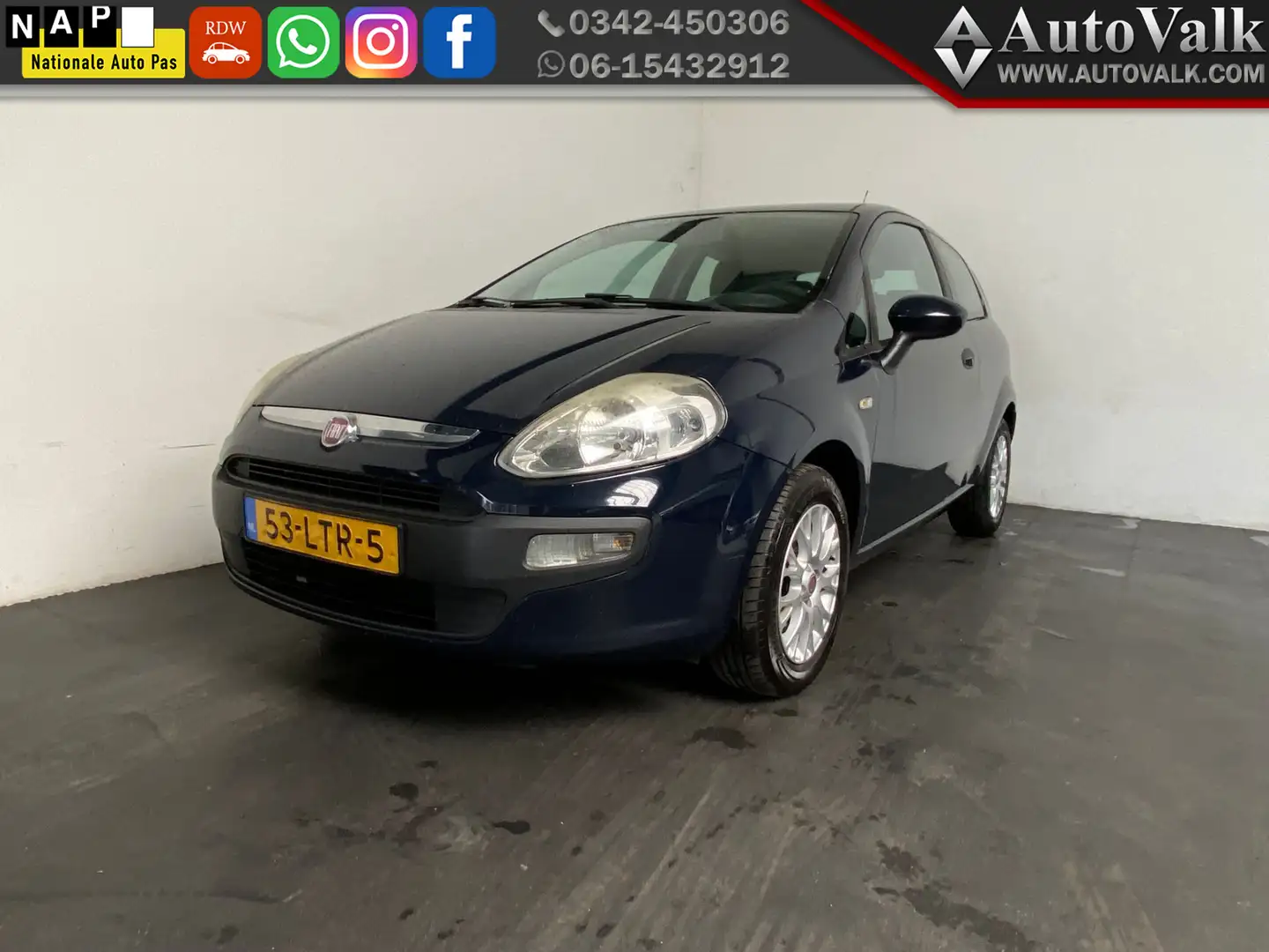 Fiat Punto Evo 1.2 Active Niebieski - 1