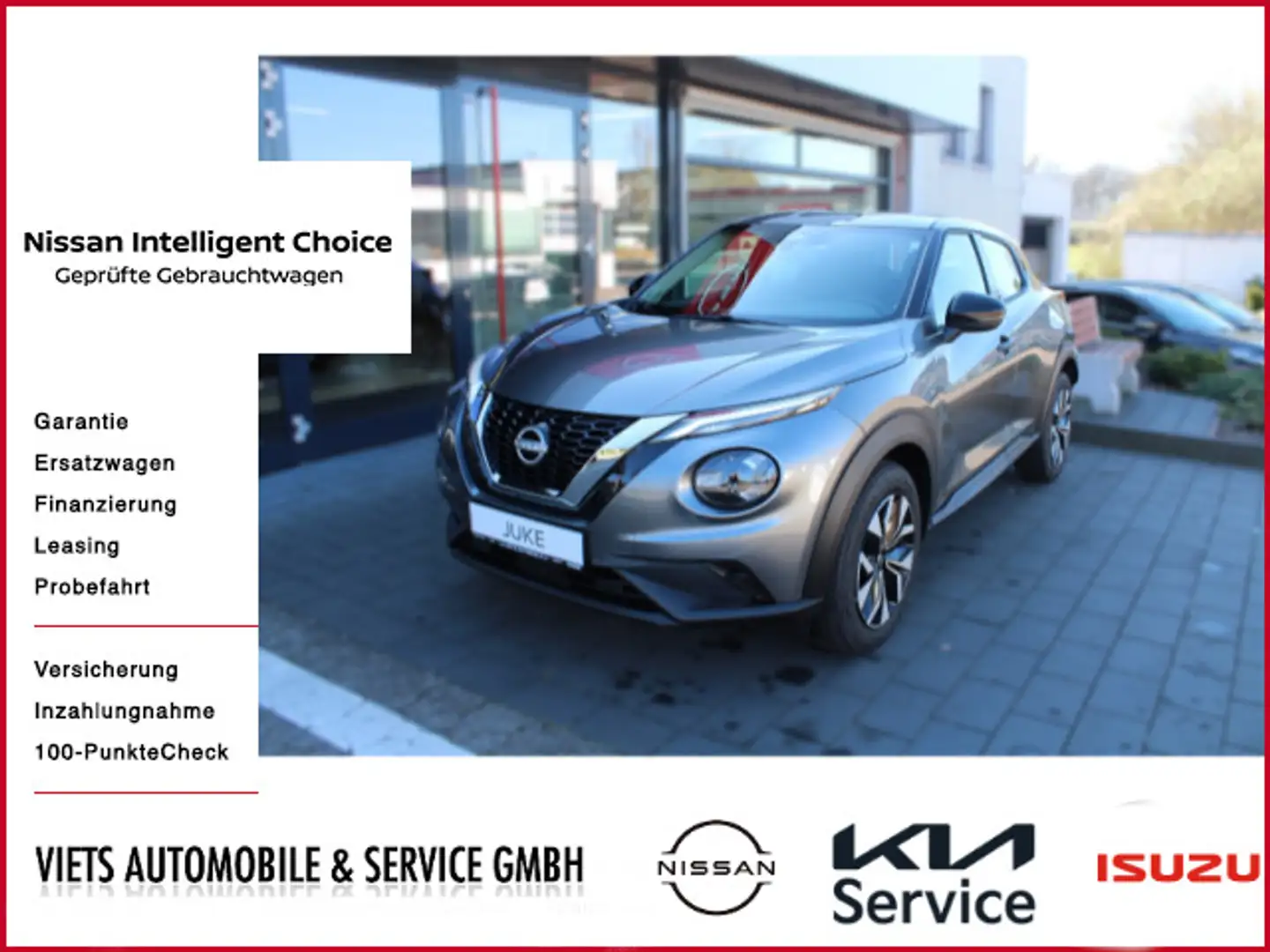 Nissan Juke 1.0 DIG-T114 Acenta Navi Komfort Gris - 1