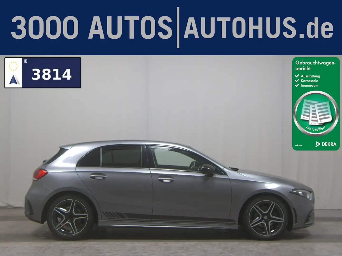 Mercedes-Benz A 200 AMG-Line Navi LED MBUX+ Pano Gris - 1