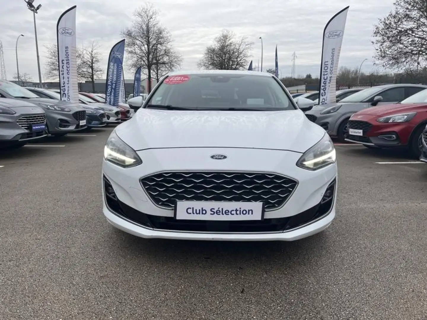 Ford Focus 1.0 EcoBoost 125ch Vignale Blanc - 2