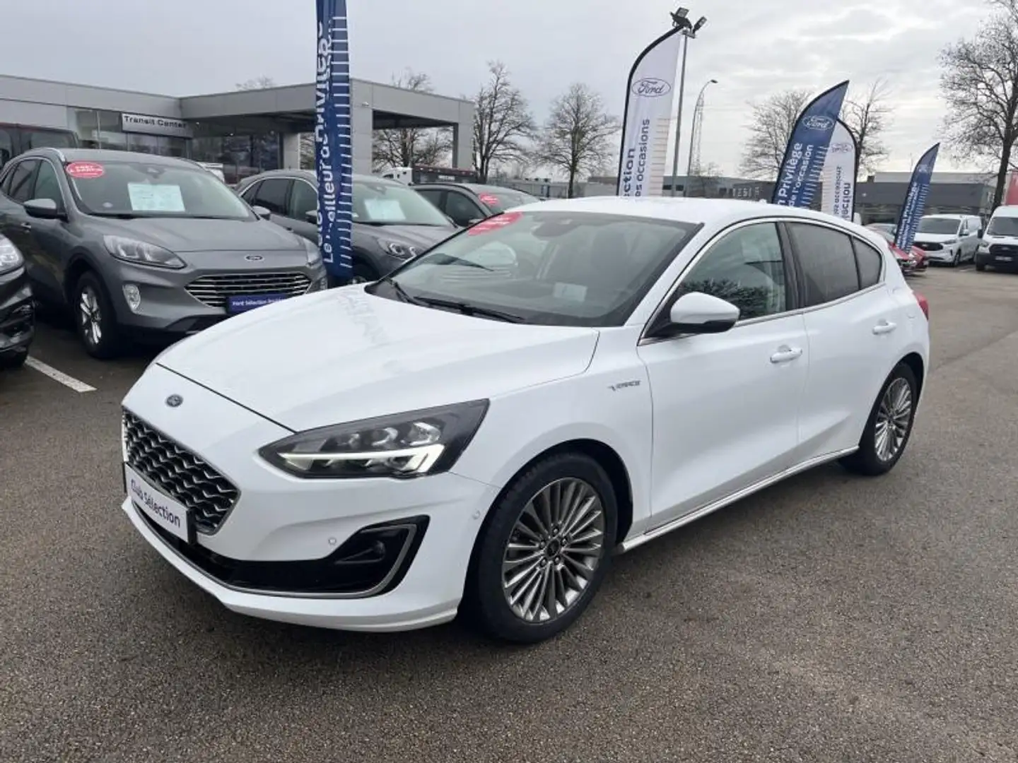 Ford Focus 1.0 EcoBoost 125ch Vignale Blanc - 1