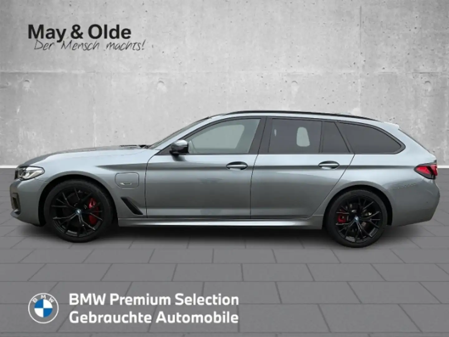 BMW 530 e xDrive M Sportpaket HUD AHK Pano Navi Leder Harm Blau - 2