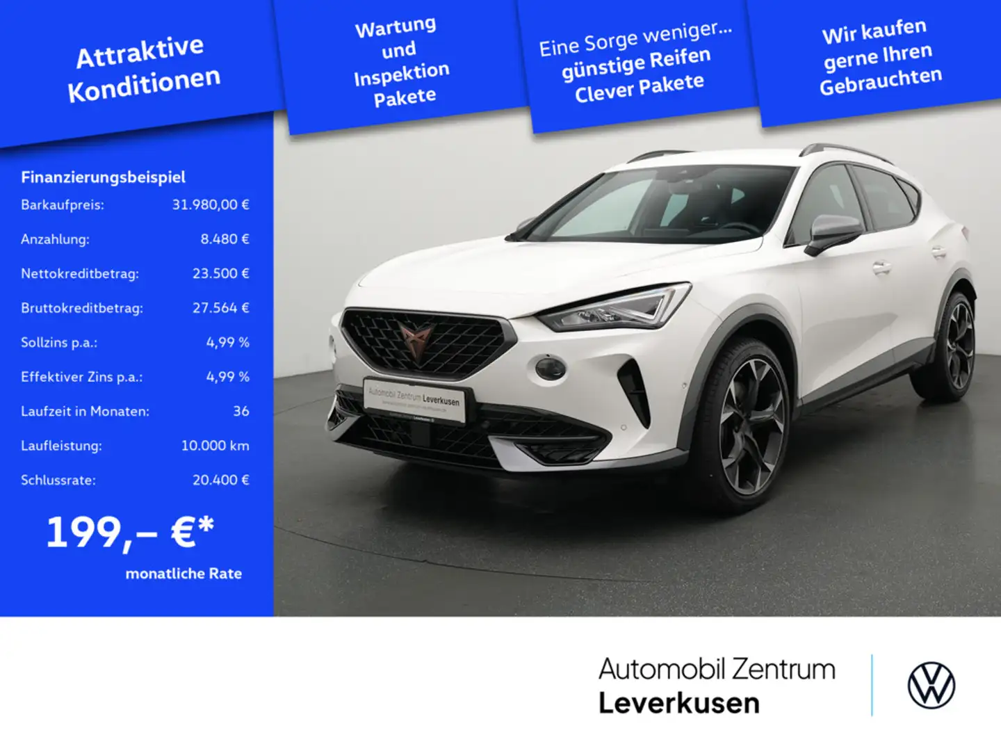 CUPRA Formentor VZ KEYLESS LED SHZ PDC VIRT ACC NAVI L Schwarz - 1