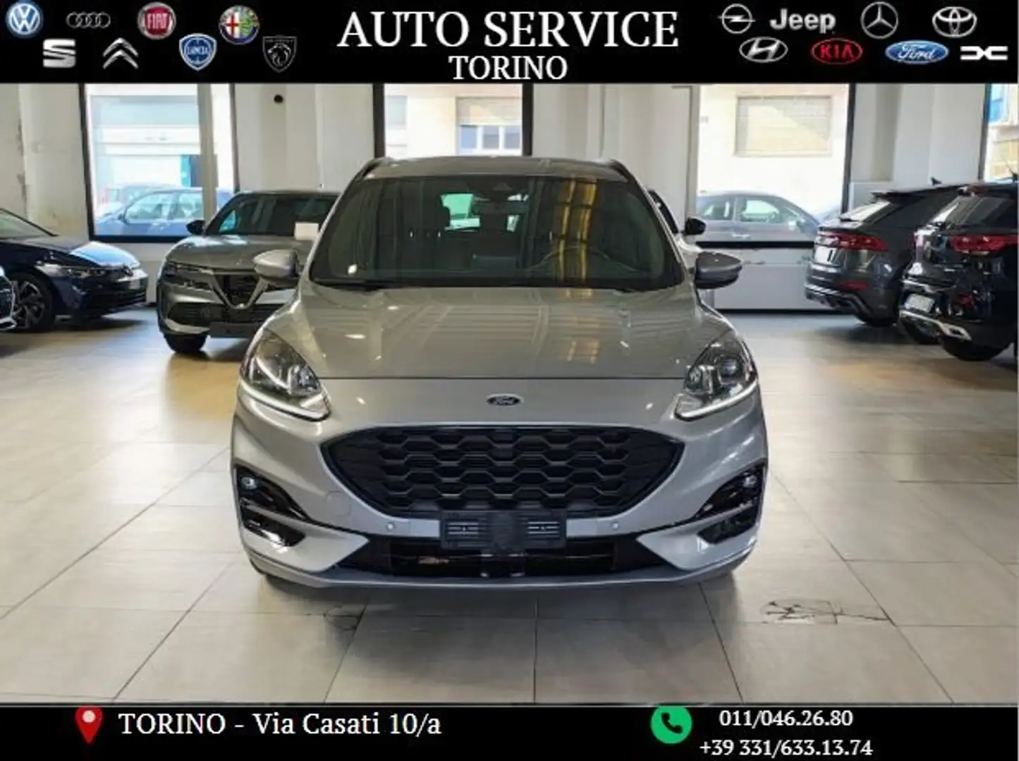 Ford Kuga Kuga III 2.0 ecoblue ST-Line X Design 2wd 120cv Argento - 1