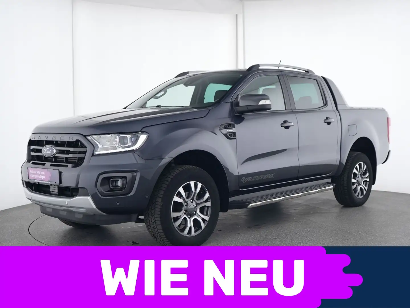 Ford Ranger Panther Wildtrak AHK|Navi|CarPlay|SHZ|PDC Grau - 1