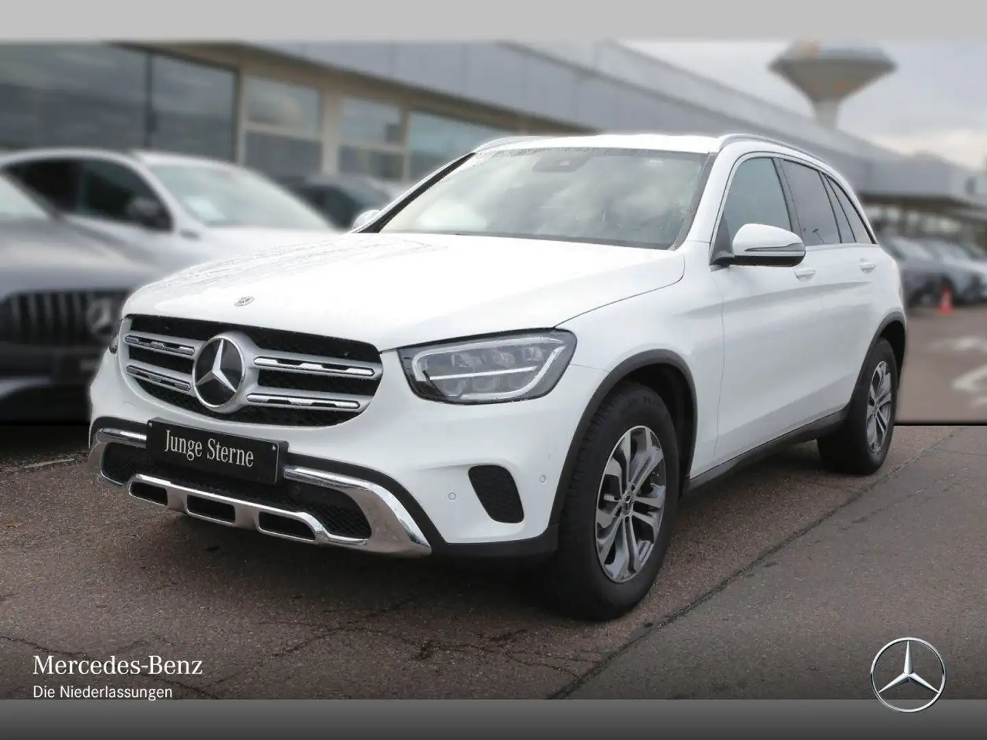 Mercedes-Benz GLC 200 d 4M AHK+LED+STHZG+KAMERA+KEYLESS+9G Weiß - 2