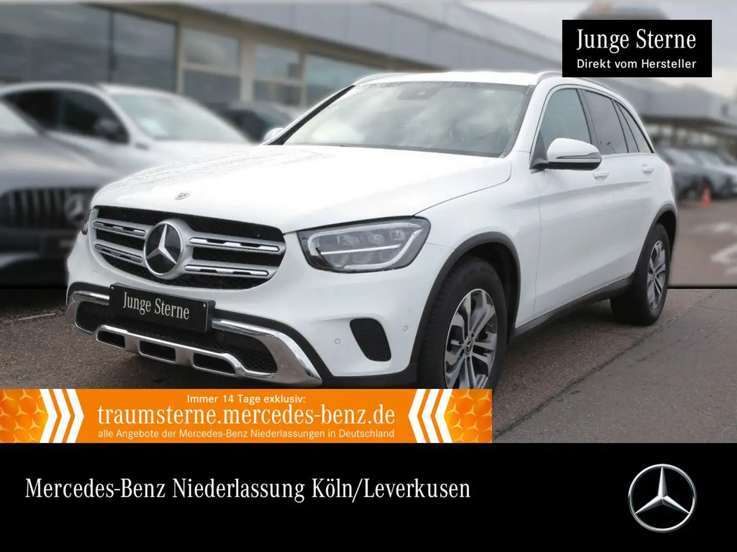 Mercedes-Benz GLC 200 d 4M AHK+LED+STHZG+KAMERA+KEYLESS+9G Weiß - 1