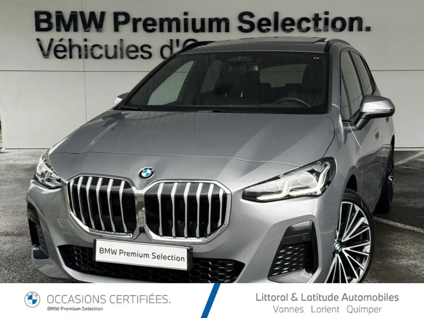 BMW 218 218i 136ch M Sport DKG7 Gris - 1
