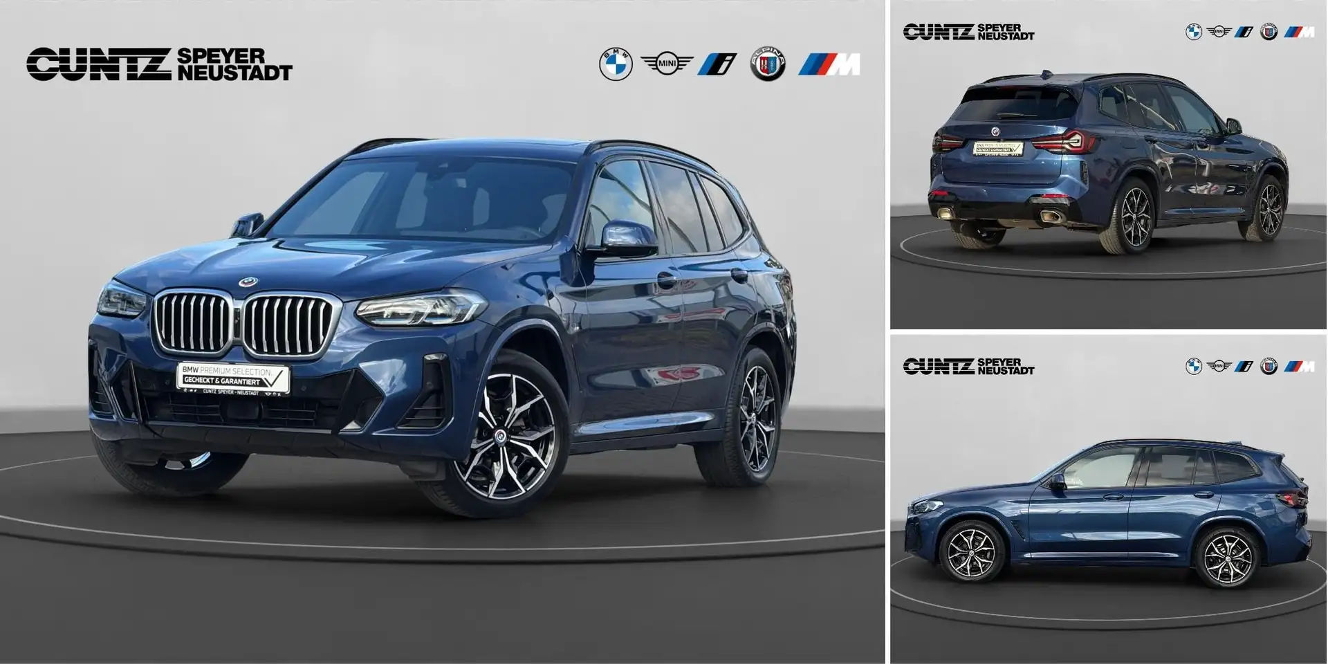 BMW X3 xDrive20d M Sportpaket Anhängerk. Panodach Standhe Blau - 1