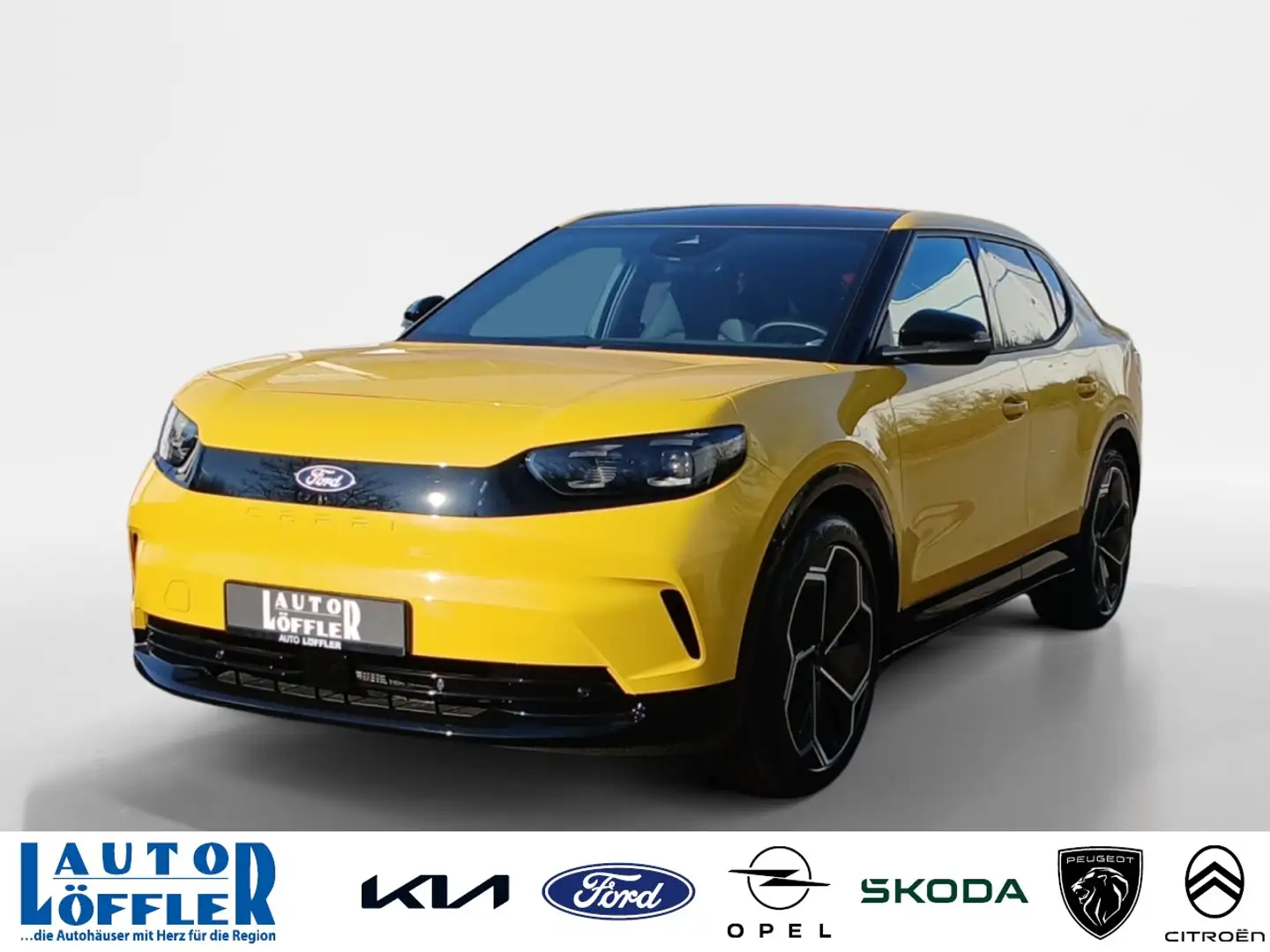 Ford Capri Premium 77kWh NAVI^ RFK^ KLIMA^ SHZ^ PDC^ Klima Gelb - 1