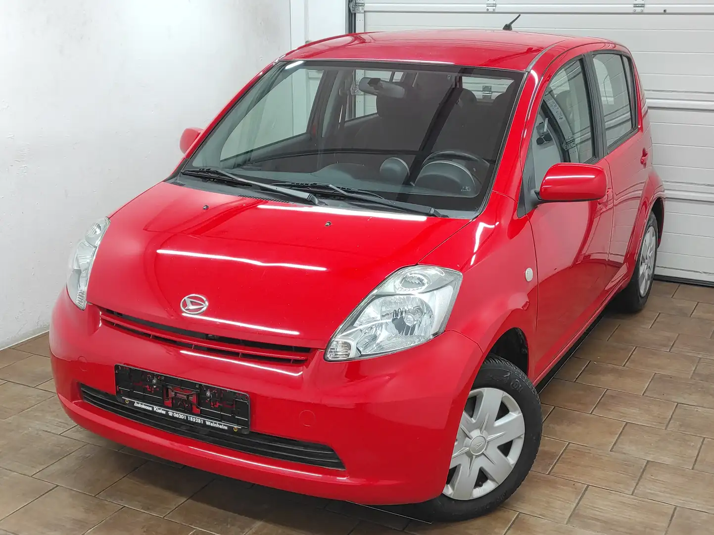 Daihatsu Sirion 1.3 KLIMA SERVO AHK ALLWETTER LENKUNG-NEU ISOFIX Rot - 2