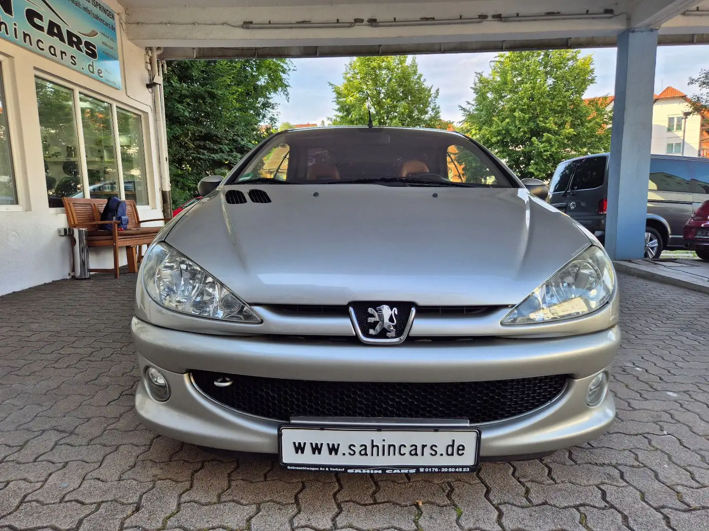 Peugeot 206 Cabriolet CC Roland Garros LEDER/KLIMA Grau - 2