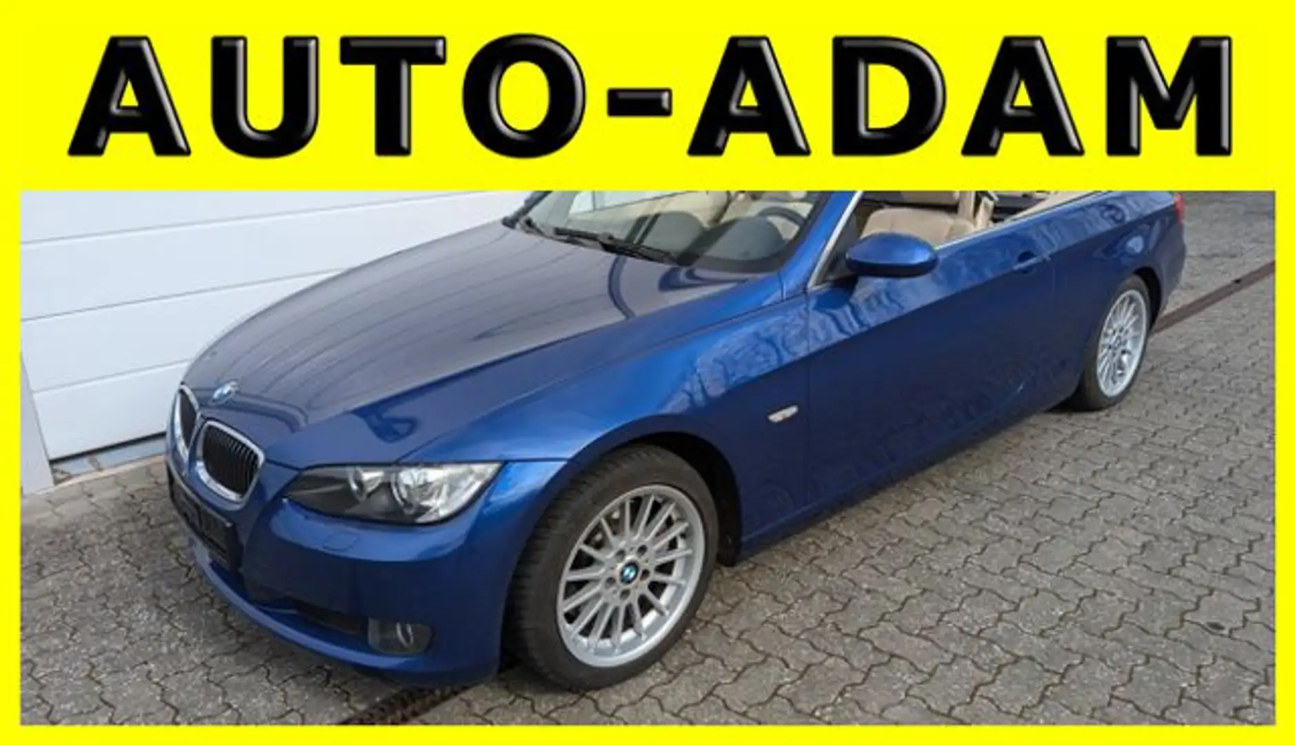 BMW 325 i Cabrio*Automatik*Leder beige*2 Hand* Bleu - 1