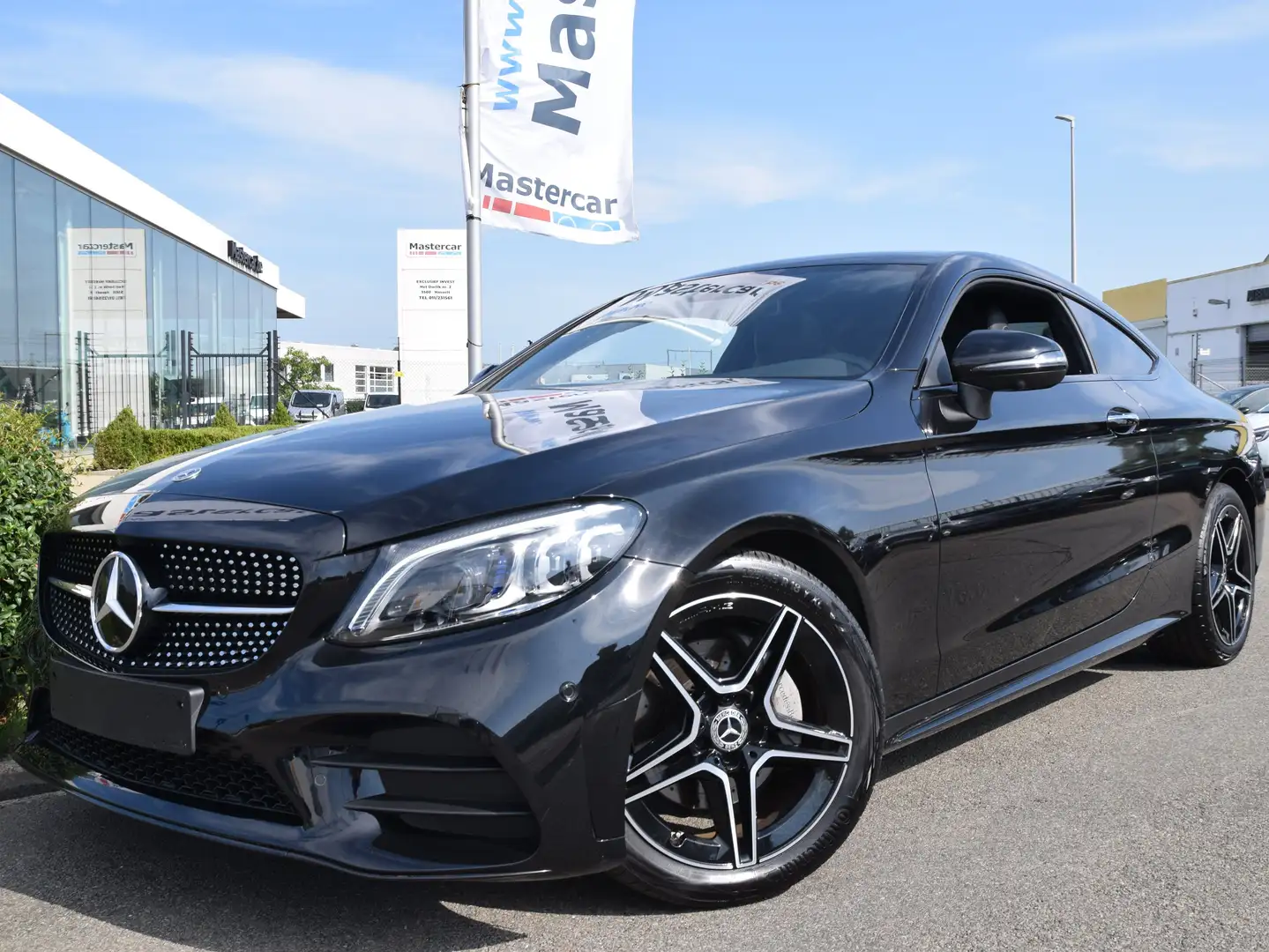 Mercedes-Benz C 180 COUPE AMG DYNAMIC (slechts 7.650 km !!!) PANOROOF Noir - 1