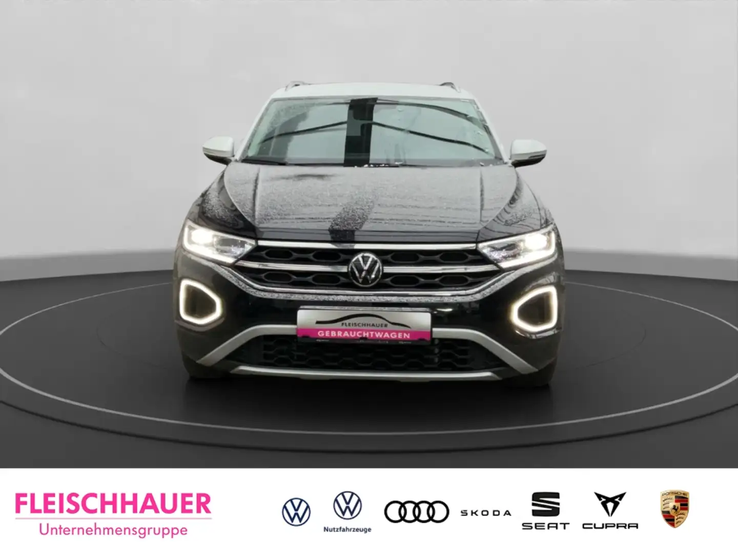 Volkswagen T-Roc 2.0 TDI DSG AHK-ab. Navi Digitales Cockpit LED ACC Schwarz - 2