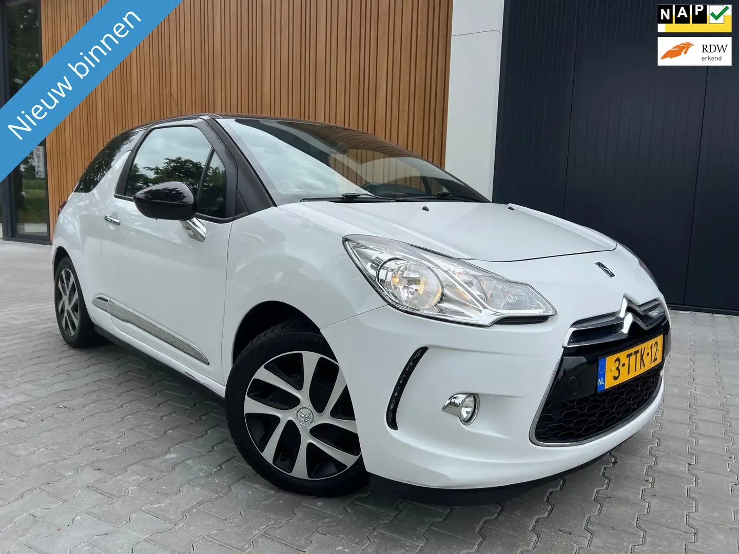 Citroen DS3 1.2 VTi So Chic|Bj014|Airco|Elektr-ramen Wit - 1
