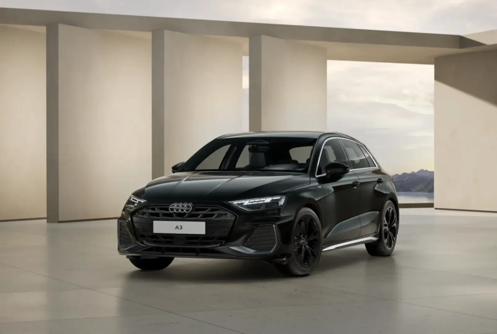 Audi A3 Sportback TFSI Genuine S tronic 110kW Negro - 1