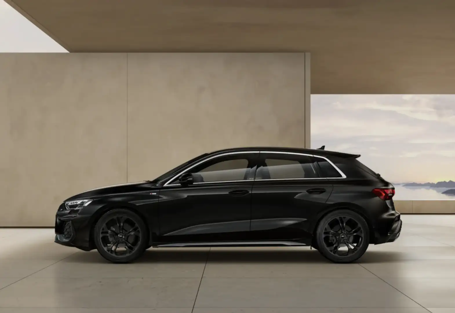 Audi A3 Sportback TFSI Genuine S tronic 110kW Negro - 2