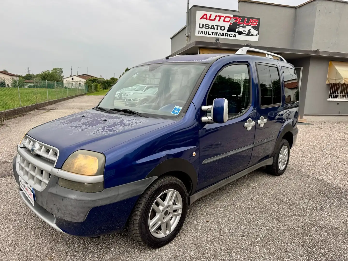 Fiat Doblo 1.9 jtd Malibu 105cv Kék - 1