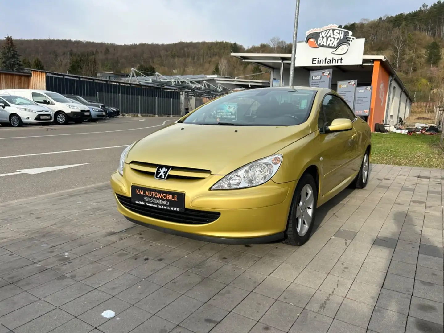 Peugeot 307 CC Cabrio-Coupe Basis*GEPFLEGT*TÜV-01.2026 * Amarillo - 1