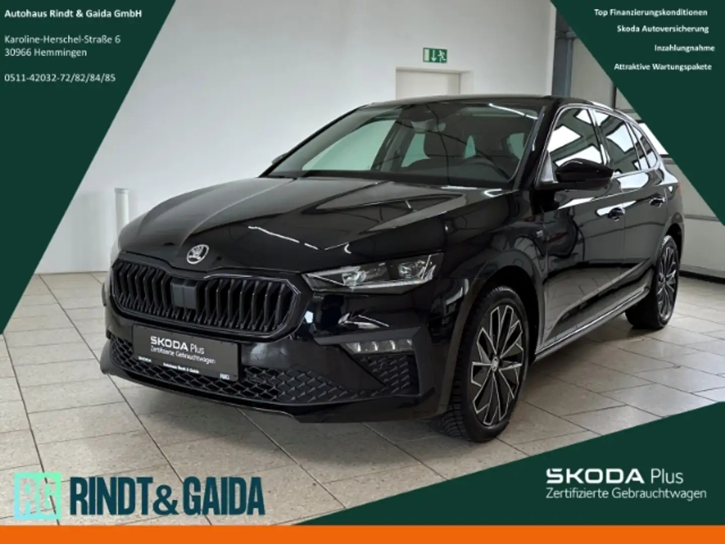Skoda Scala Drive 1.0 TSI DSG Matrix Kamera Navi SHZ Schwarz - 1