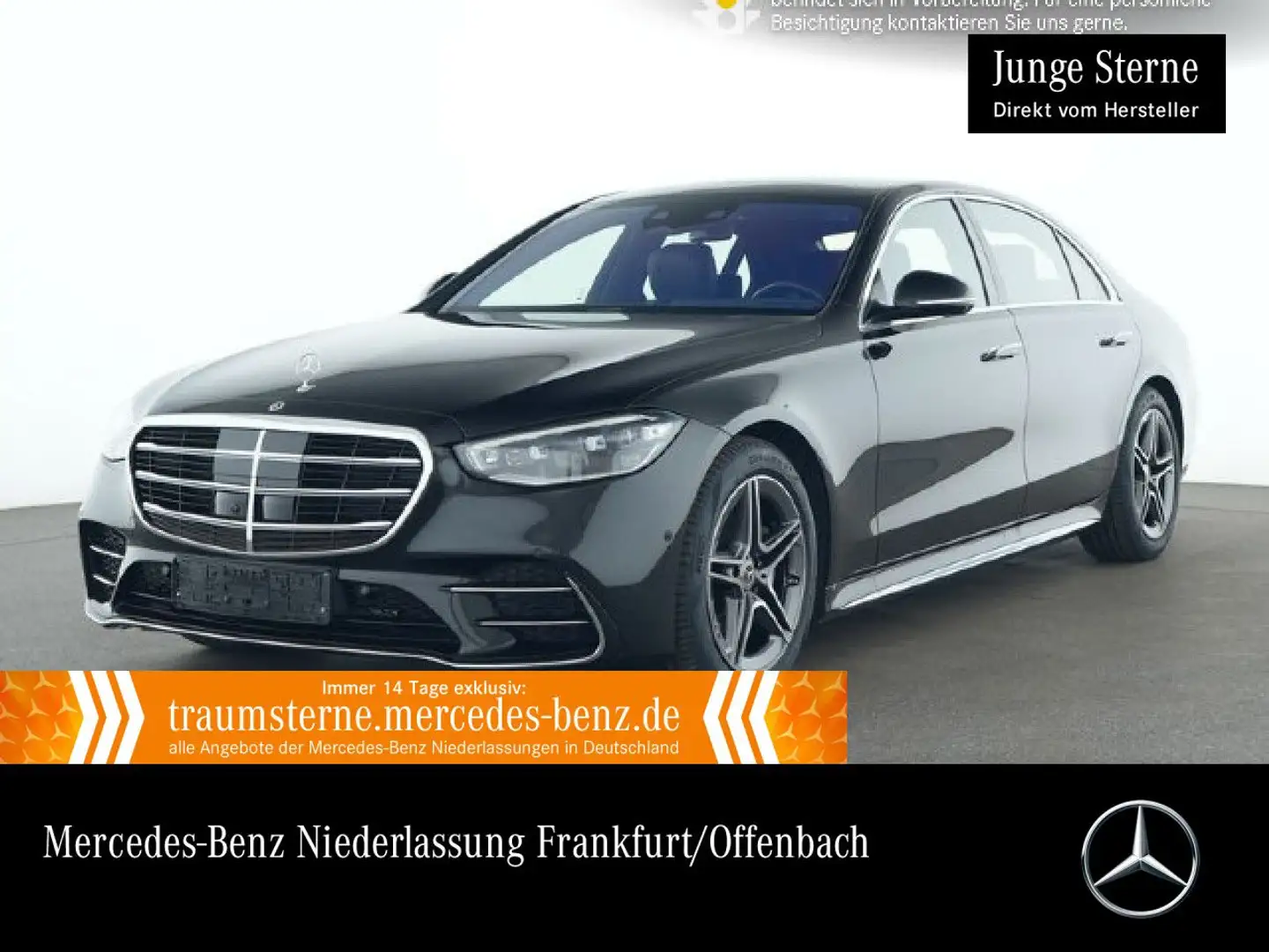 Mercedes-Benz S 500 L 4M AMG+PANO+DIGITAL-L+BURMESTER3D+19" Schwarz - 1