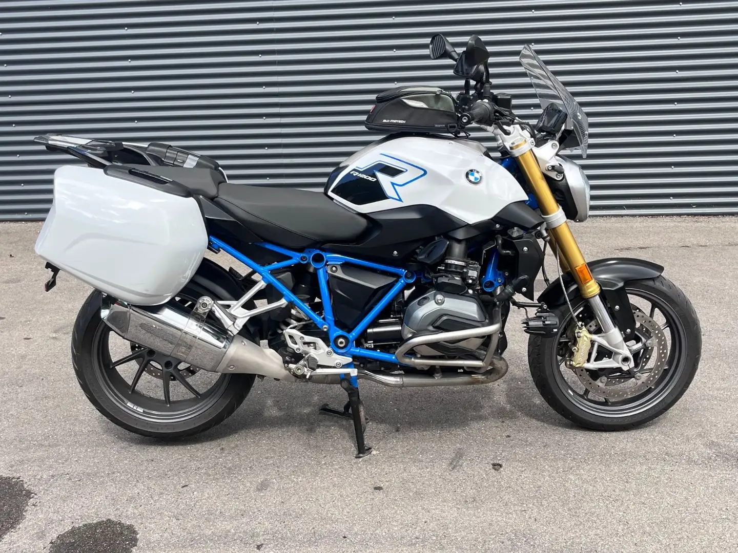 BMW R 1200 R Kofferset* Navi* Keyless* SH-GEPFLEGT Bianco - 1