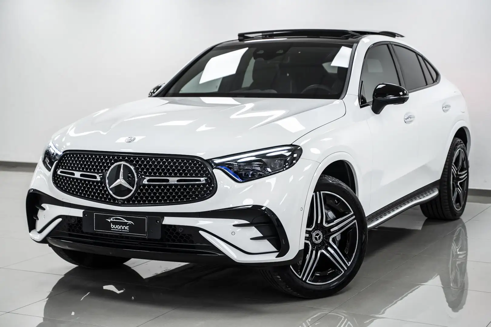 Mercedes-Benz GLC 300 DE COUPE' 4MATIC PHEV PREMIUM PLUS TETTO PACKLUCI Blanco - 1