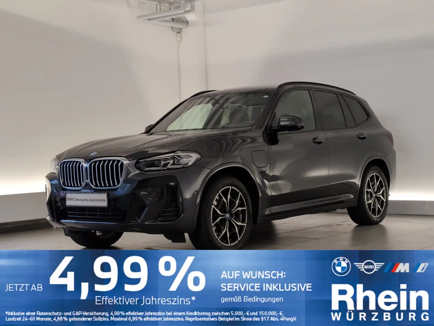 BMW X3 xDrive30e M Sportpaket HiFi/LKH/Lordose/DAB HiFi/L Grau - 1