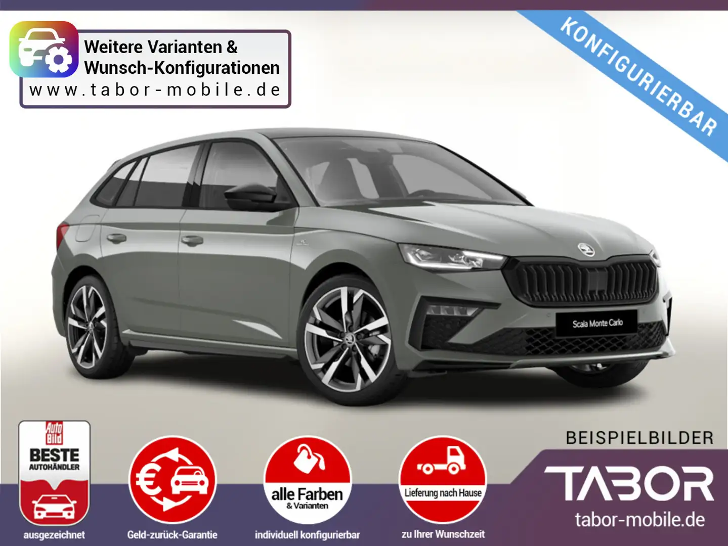Skoda Scala DSG MonteC Pano Matrix Kam SHZ UVP-33%* Blau - 1