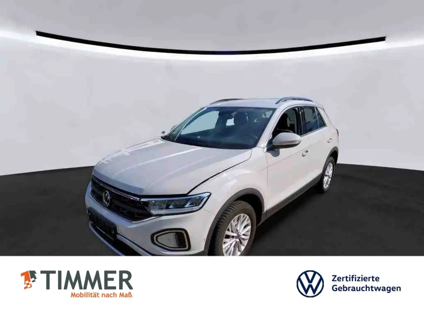 Volkswagen T-Roc 1.0 TSI LIFE *ACC *LED *SHZ *VIRTUAL *LM * Grijs - 1