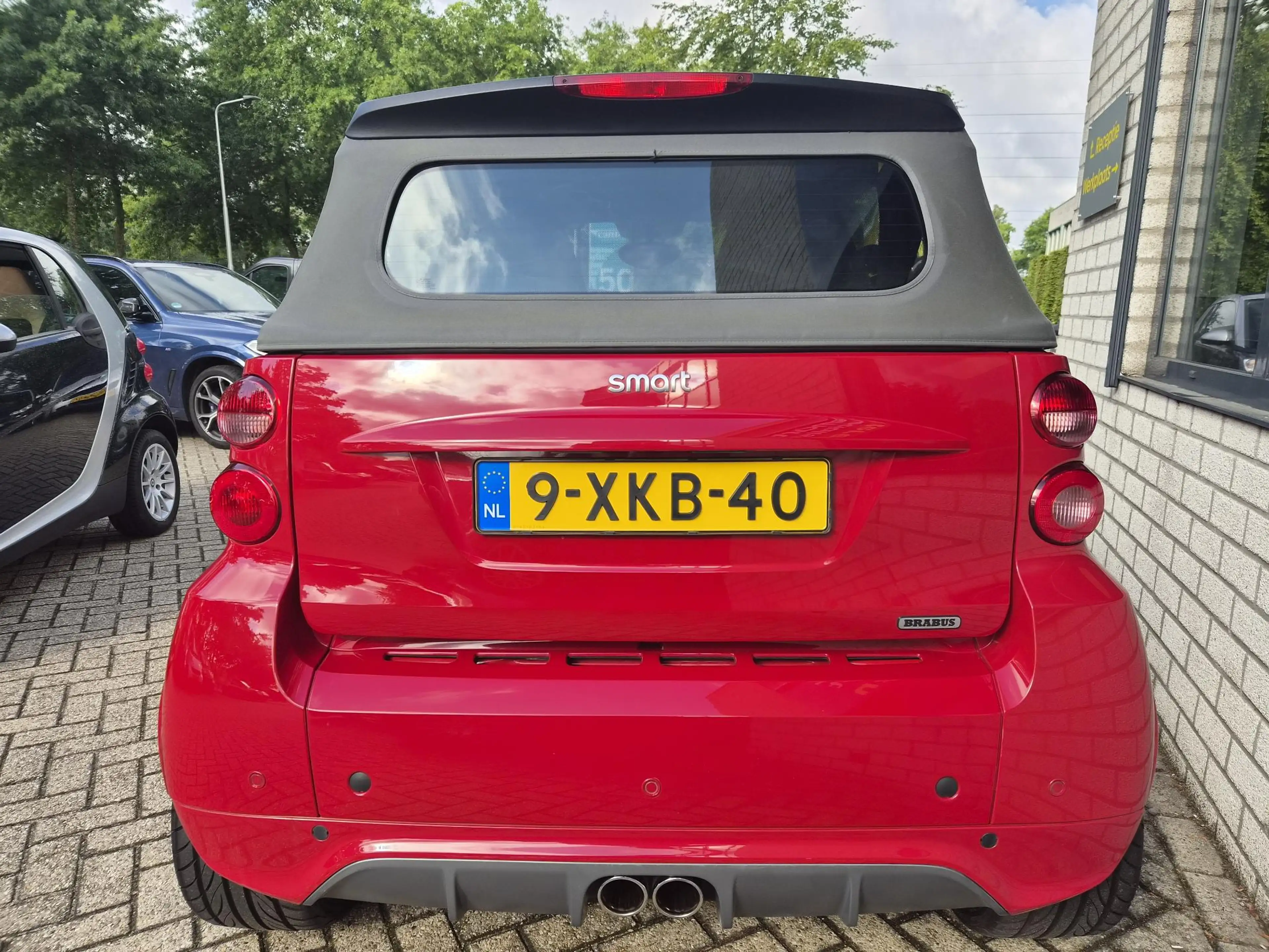 smart forTwo cabrio 1.0 BRABUS Red Edition! uniek! — photo 4