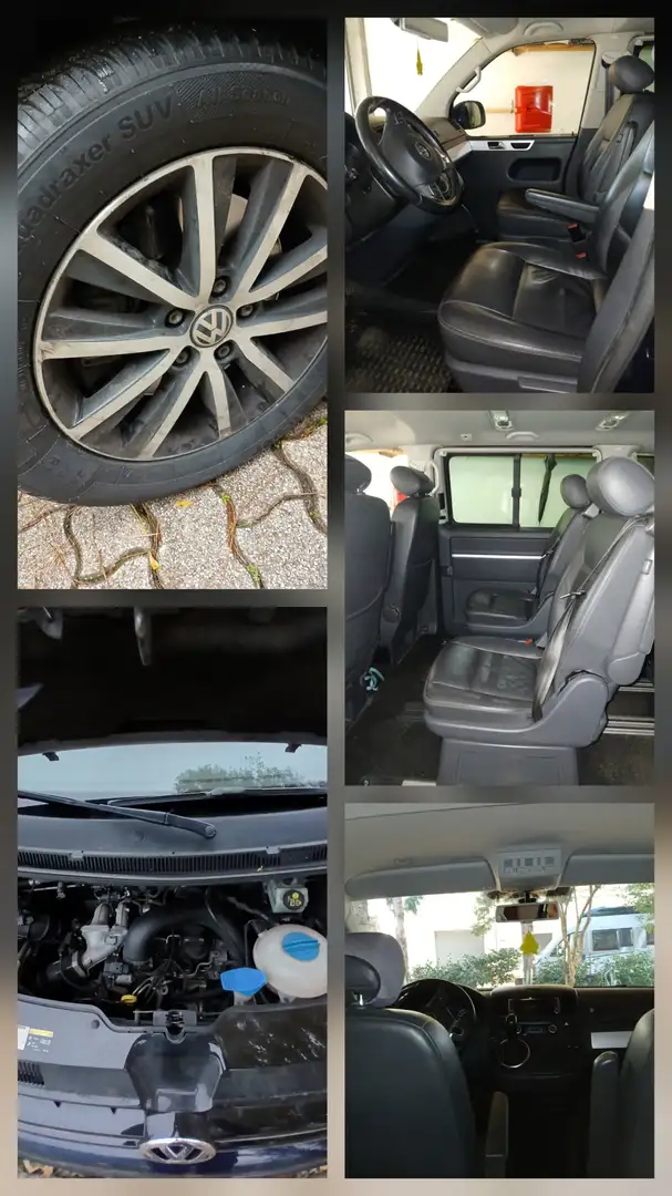 Volkswagen T5 Multivan Multivan T5 2.0 bitdi Highline 4motion180cv dsg Kék - 2