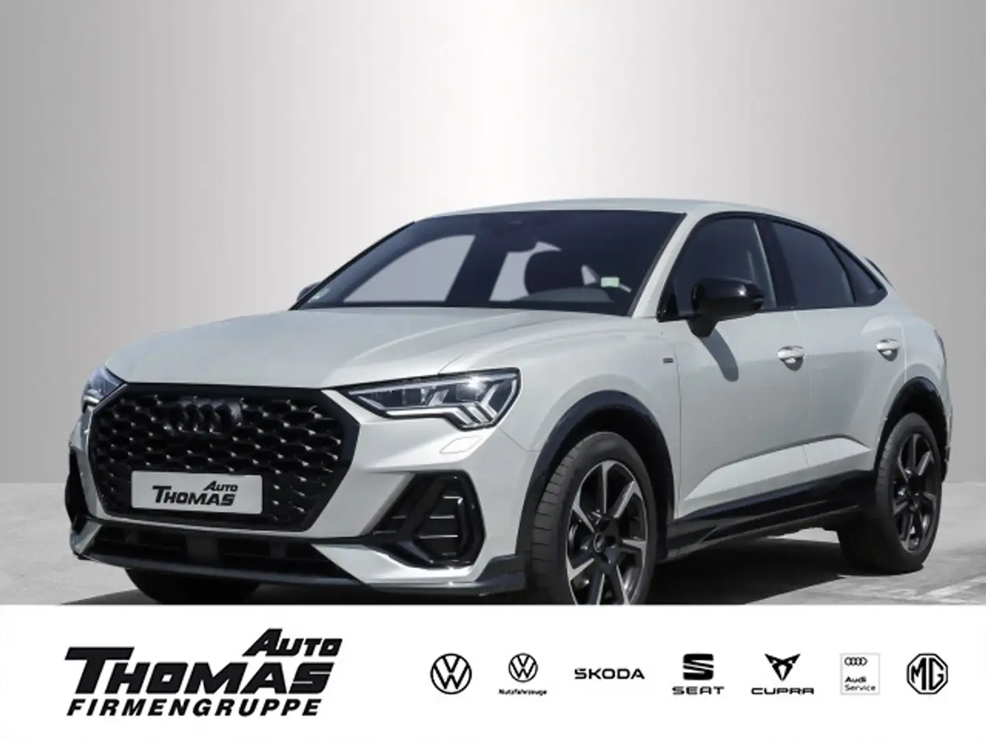 Audi Q3 S line 35 TFSI S tronic MATRIX+NAV Zilver - 1