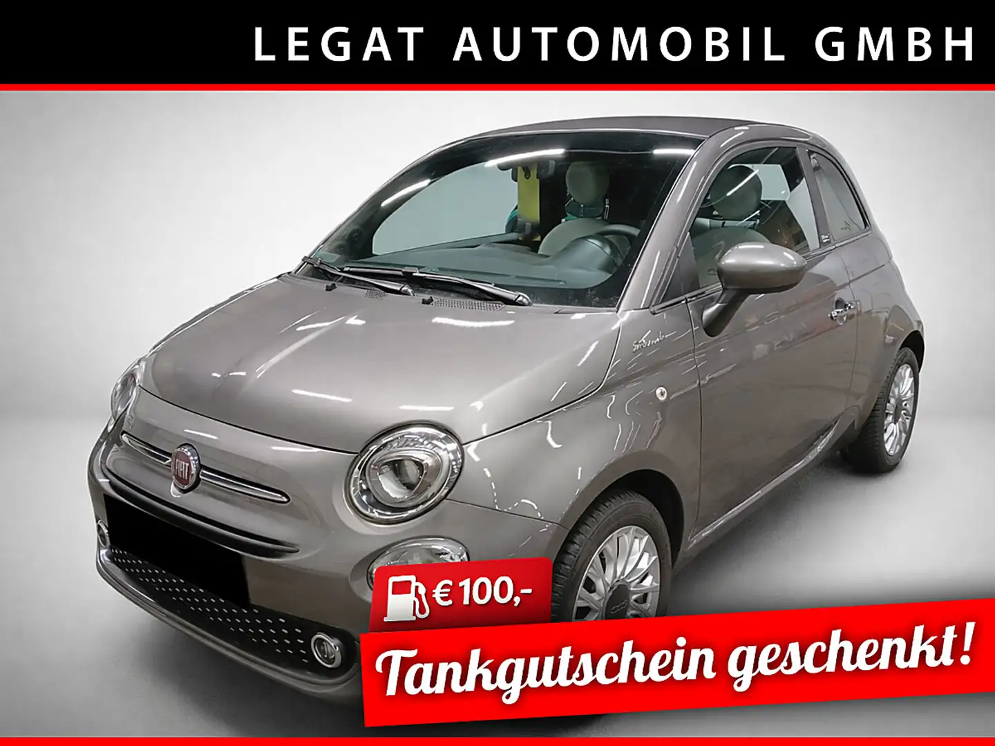 Fiat 500C FireFly Hybrid 70 Dolcevita *CABRIO* Grau - 1