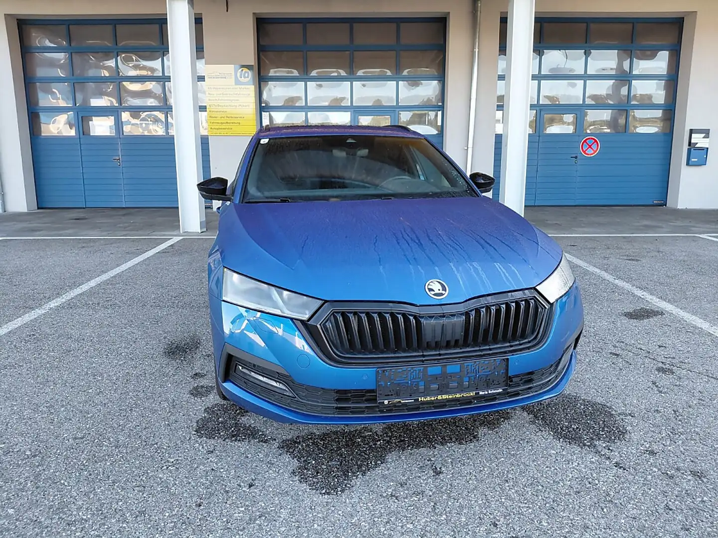 Skoda Octavia Combi 2,0 TDI Style DSG+Anhängerkupplung Blau - 2