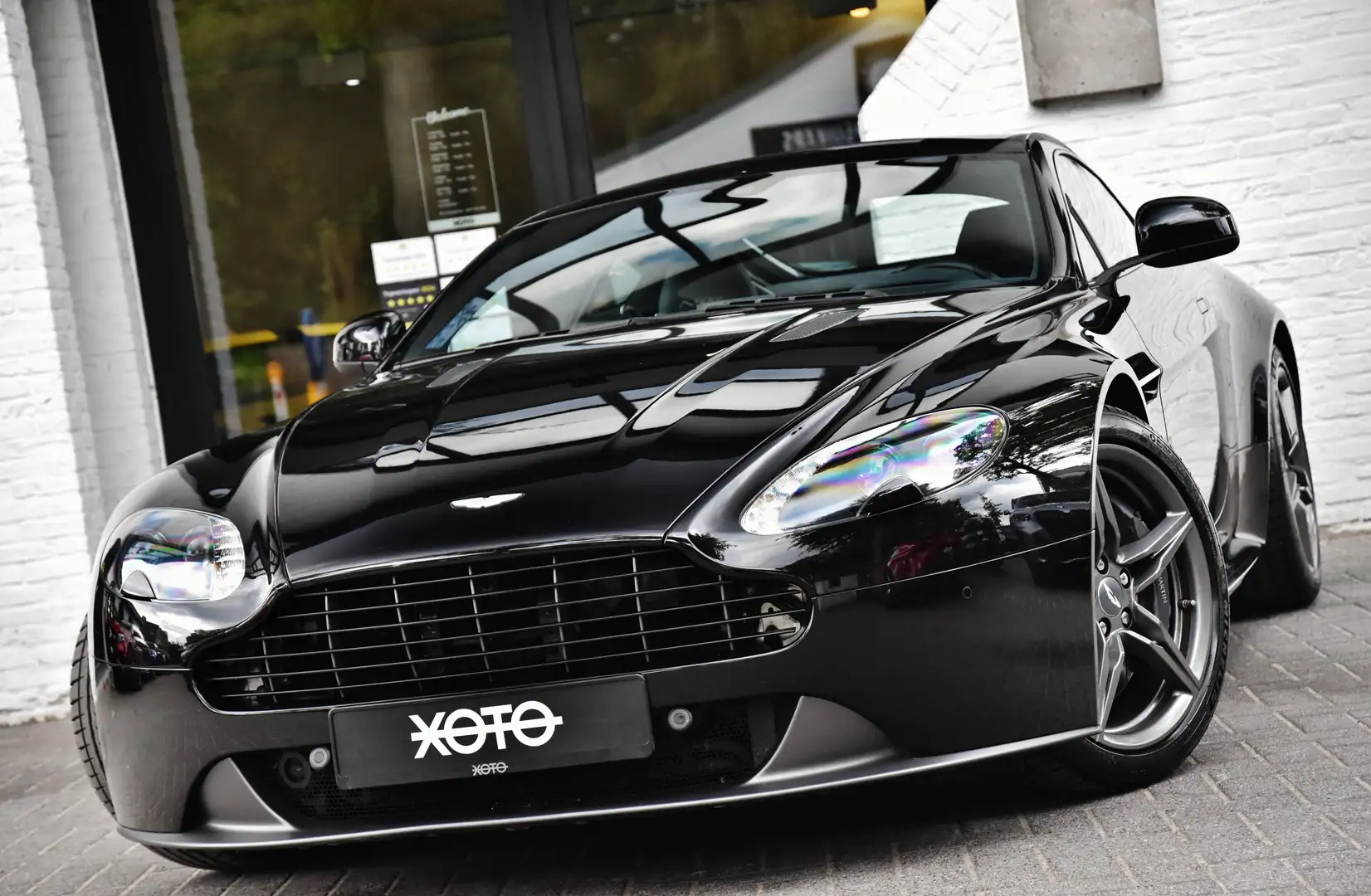 Aston Martin Vantage 4.8 V8 S SPORTSHIFT N430 ***BELGIAN CAR / FULL ASTON MARTIN HISTORY*** Schwarz - 1
