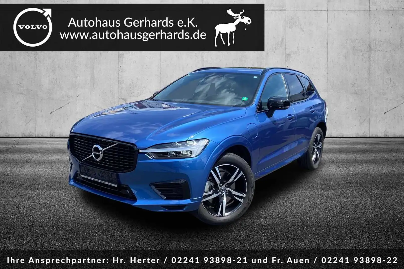 Volvo XC60 R-Design, T8 AWD Plug-in Hybrid, Voll-LED, Blau - 1