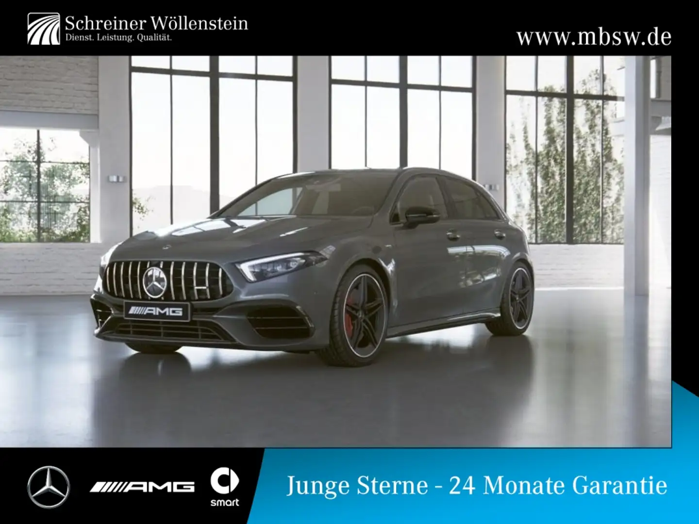Mercedes-Benz A 45 AMG AMG A 45 S 4M+ Night*360°*DriversPackage*Ambi*8G Grau - 1