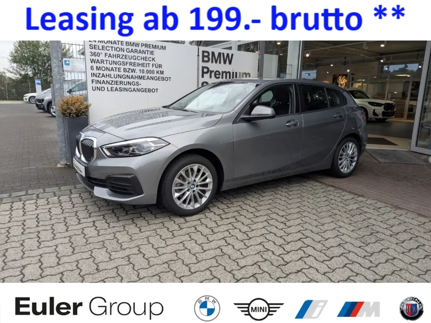 BMW 118 i 5t Navi Komf-Zug. adLED FLA 17'' PDC FLA DLS Tem Grau - 1