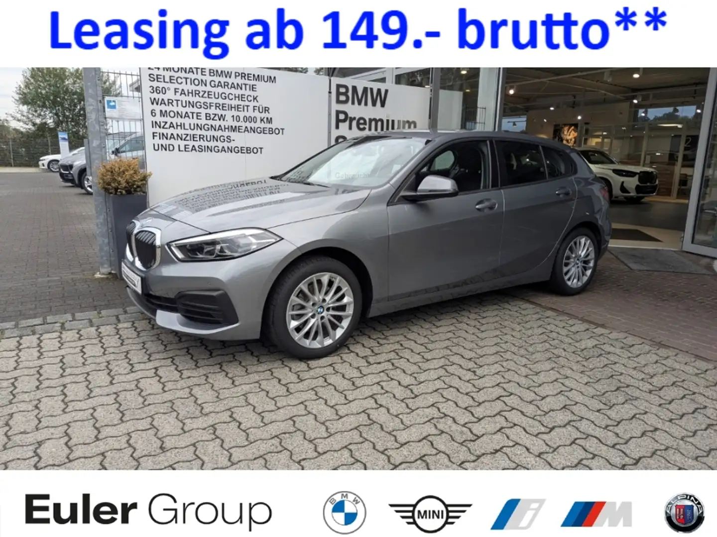 BMW 118 i 5t Navi Komf-Zug. adLED FLA 17'' PDC FLA DLS Tem Grau - 1