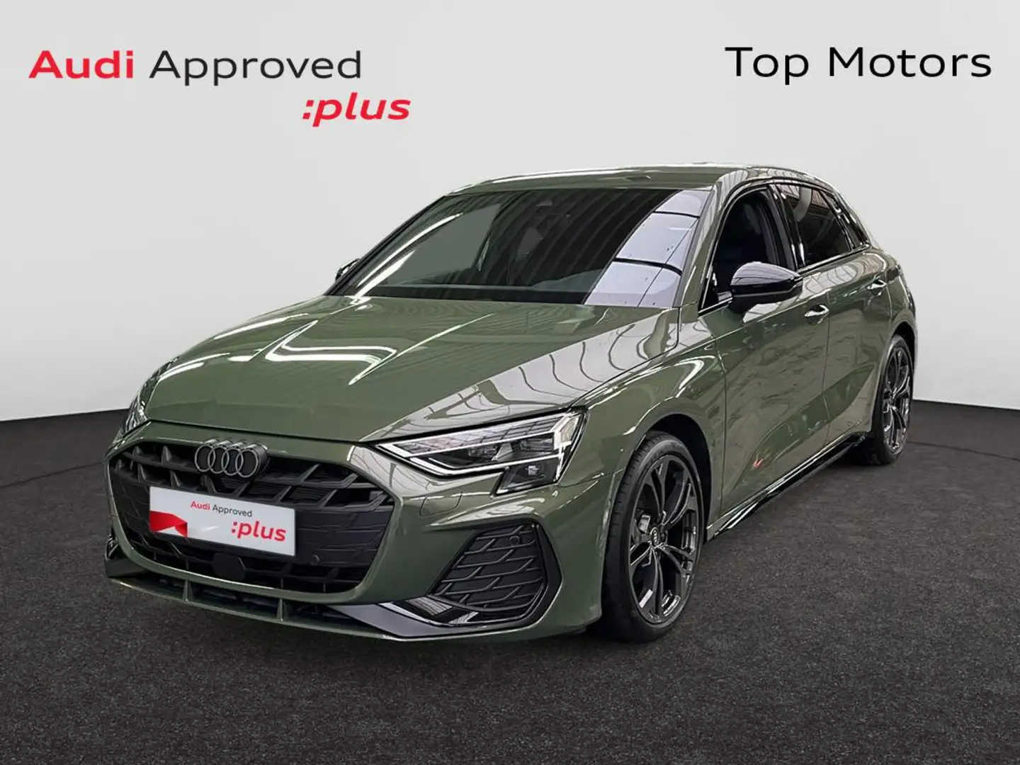 Audi A3 Sportback AUTOMAAT*115PK*S-LINE*CAMERA*CARPLAY*GPS*TOPWAY.BE Vert - 1