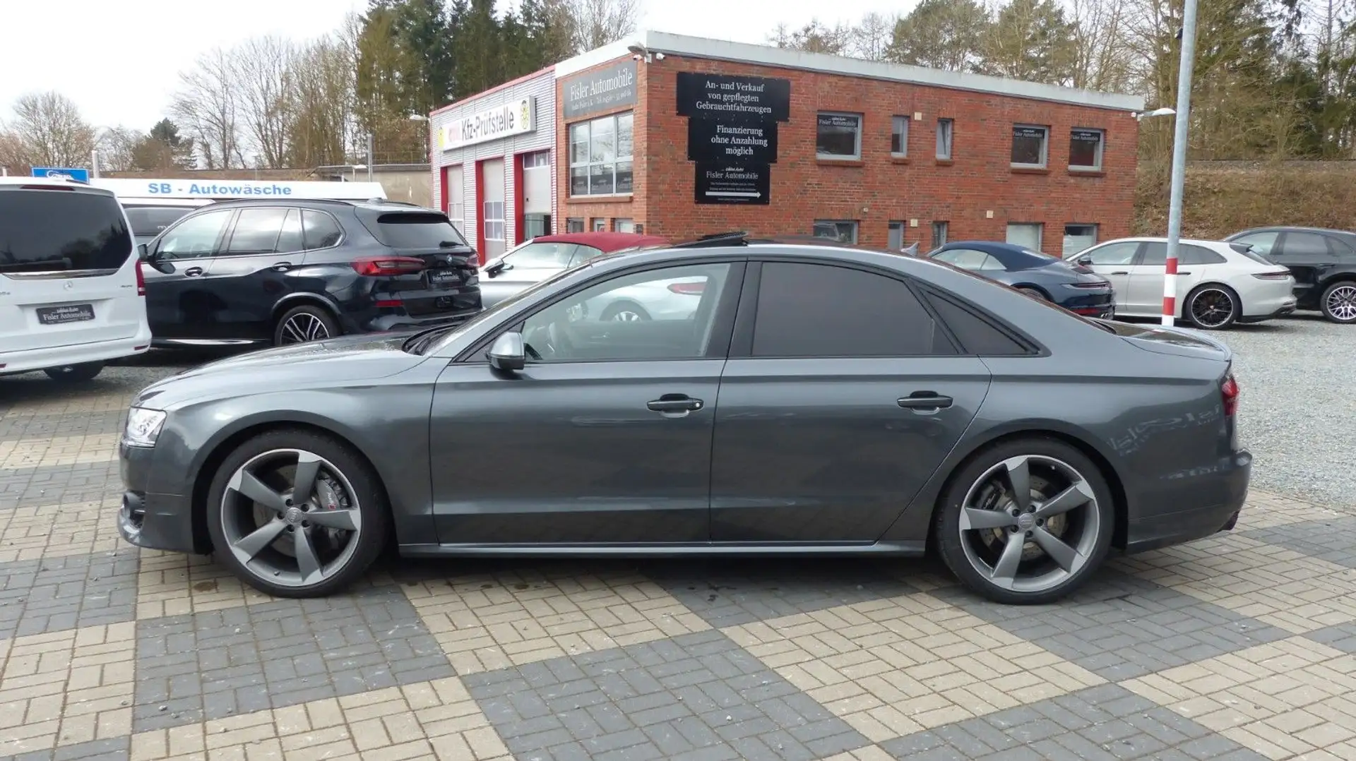 Audi S8 4.0 TFSI quattro plus ABT 705PS Pano Massage Gris - 2