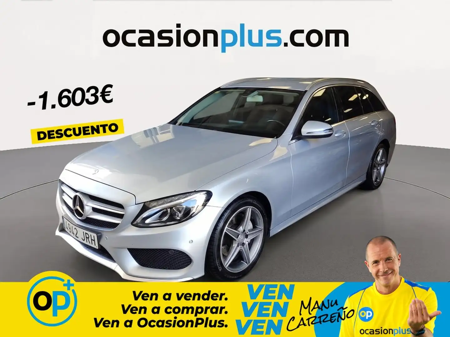 Mercedes-Benz C 220 Estate 220d 7G Plus Gris - 1