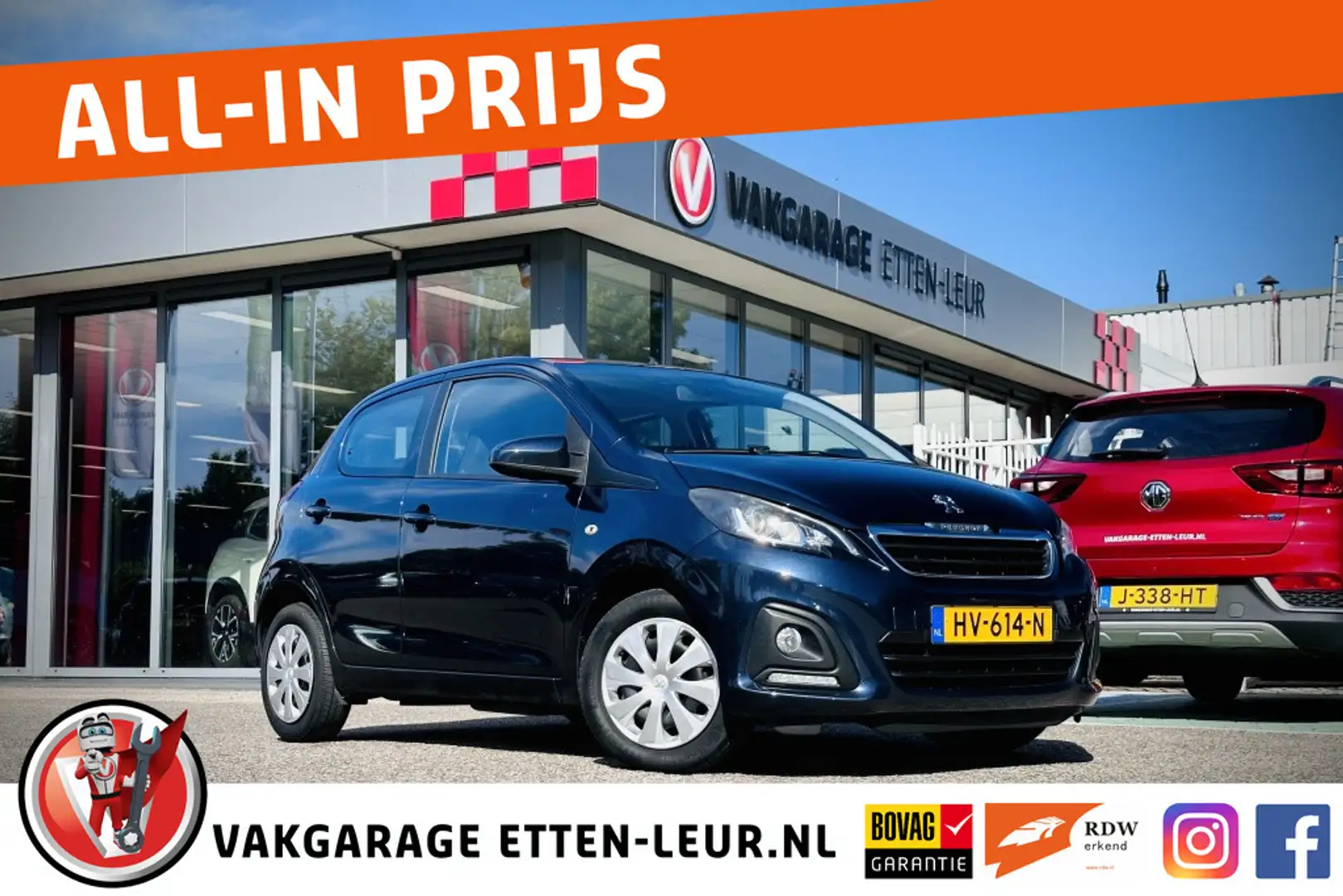 Peugeot 108 1.0 e-VTi Active | AIRCO | BLUETOOTH Bleu - 1