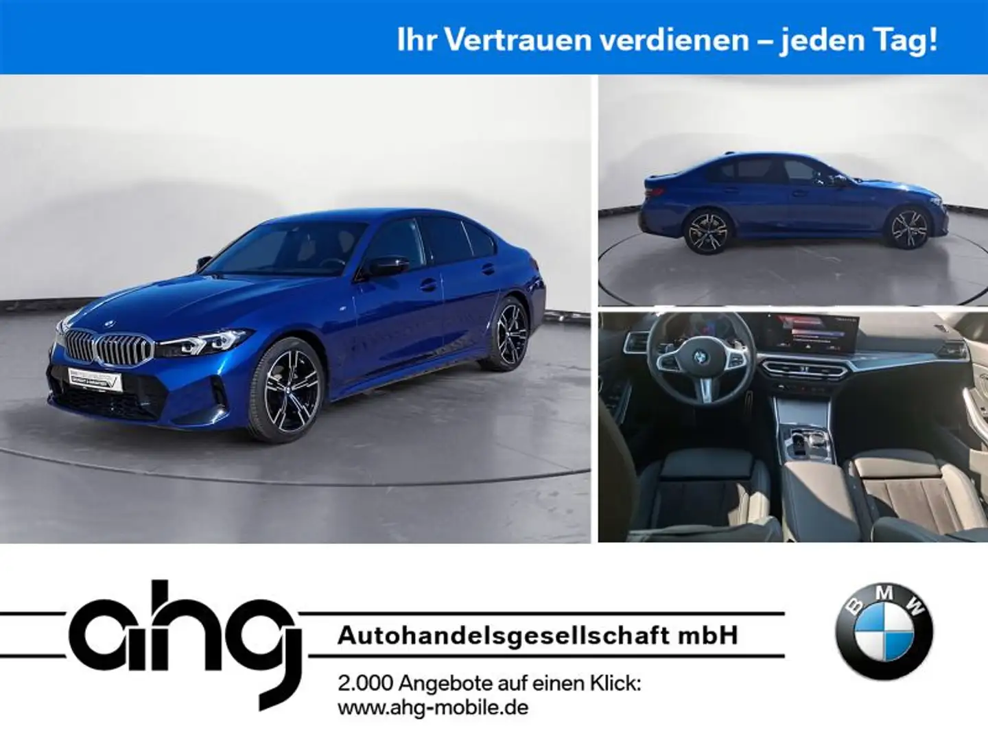 BMW 318 i Automatik M Sportpaket Klimaaut. Sportsitze Blau - 1